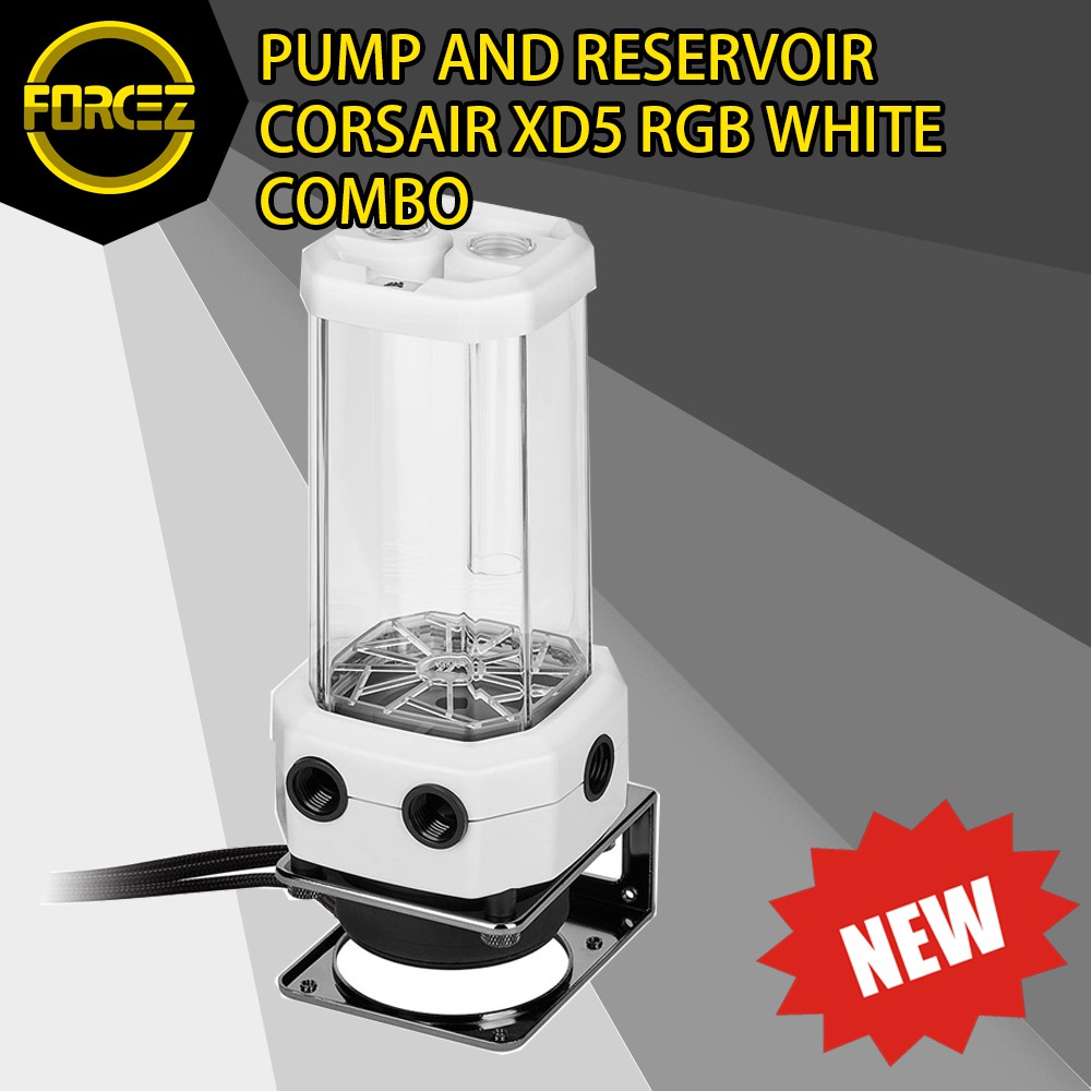 🔥 ส่งเร็ว 🔥 PUMP AND RESERVOIR (อุปกรณ์ประกอบชุดน้ำ) CORSAIR XD5 RGB WHITE COMBO