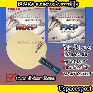 ไม้ปิงปองประกอบจัดเซ็ต ไม้ Yasaka Alnade + ยาง Tibhar Mxp + ยาง Tibhar Fxp