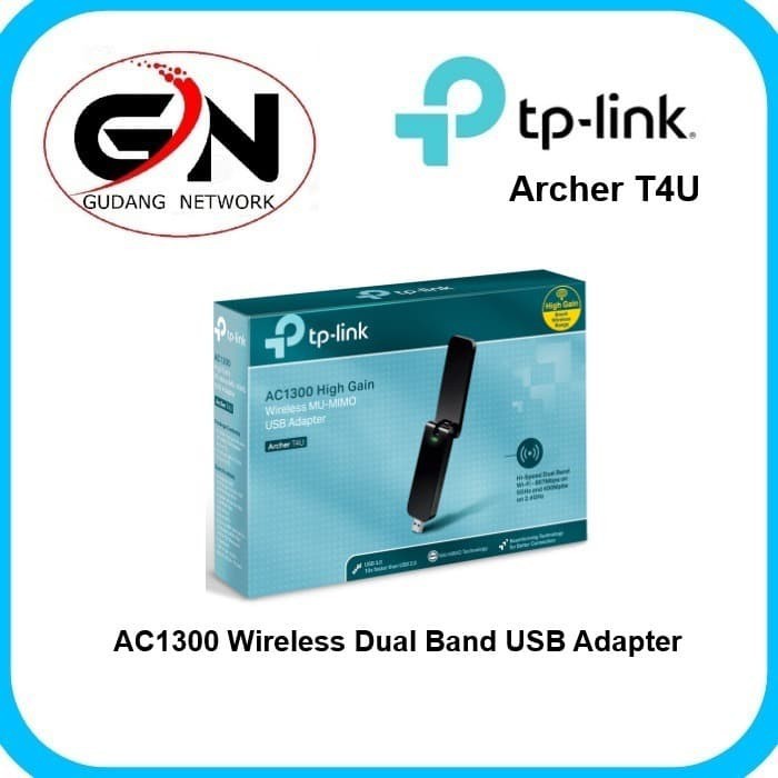 Tp-link AC1300 อะแดปเตอร์ USB Dual Band ไร้สาย Archer T4U