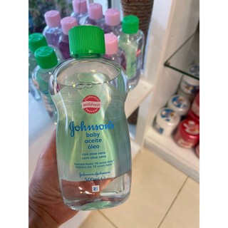 Johnsons Baby aceite aloe vera 500 ml. จอห์นสัน เบบี้ ออยล์ ออยล์บำรุงผิว