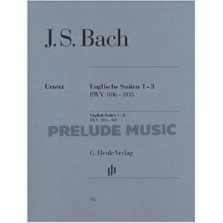 (โค้ดINCSM2Lลด70฿) J.S.Bach English Suites 1-3, BWV 806-808 HN102