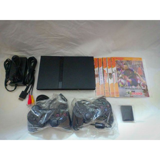 เครื่องPS2 รุ้น70006 พร้อมเล่น2จอย1เซฟ แถม 5 แผ่น ของหมด