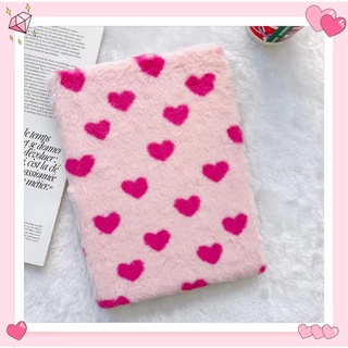 เคสไอแพด หัวใจสีแดง เคสiPad 10.2 gen7 วัสดุผ้ากำมะหยี่ gen5 iPad gen8 เคสไอแพด Gen6 Air4,Gen9,Air3 11pro Air5 10.9 Case