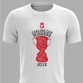 เสื้อยืด ลาย Liverpool FC แบบแห้งเร็ว ไซซ์ XS - 7XL (ผู้ชนะ 2012)