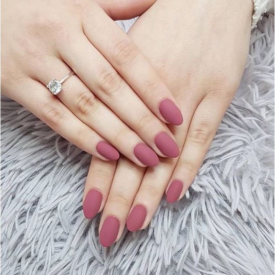 Morning Kiss ยาทาเล็บ สีทาเล็บ สีแม็ท Matte เนื้อแมท สีด้าน ขวดใหญ่ 11 ml ทาแล้วแห้งเลย ไม่ต้องอบ สู