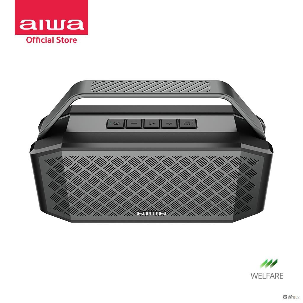 [ผ่อน 0%] AIWA Lunatic Bluetooth Speaker ลำโพงบลูทูธพกพา กันน้ำระดับ IPX6