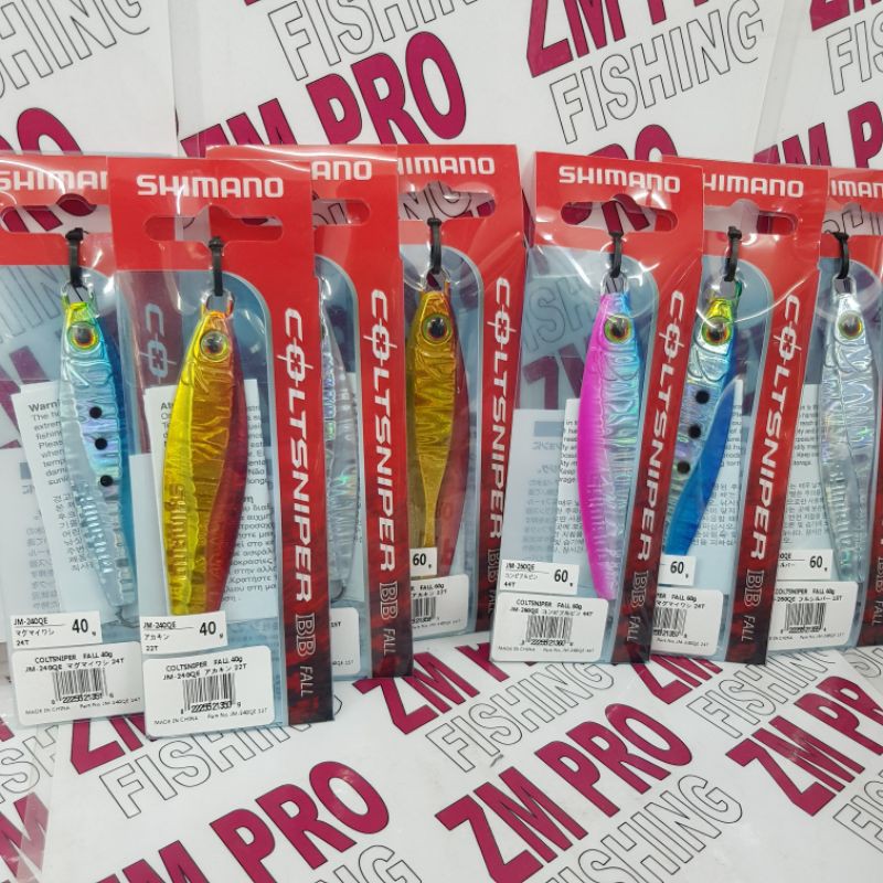 40g/60g Shimano Coltsiper BB Fall Jig Fishing Jig