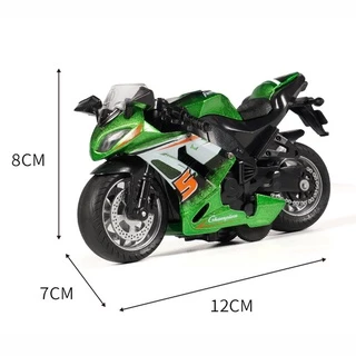 KLT 1:12 Gusta โมเดลรถจักรยานยนต์ โมเดลรถ ของเล่นสําหรับเด็กผู้ชาย ของขวัญวันเกิด