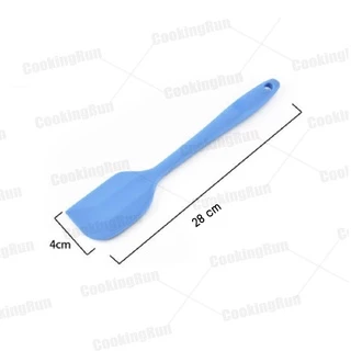 ไม้พายซิลิโคน (28 cm) cookingrun ไม้พายซิลิโคนด้ามยาว ทนความร้อน ทำขนม 🚚 📌