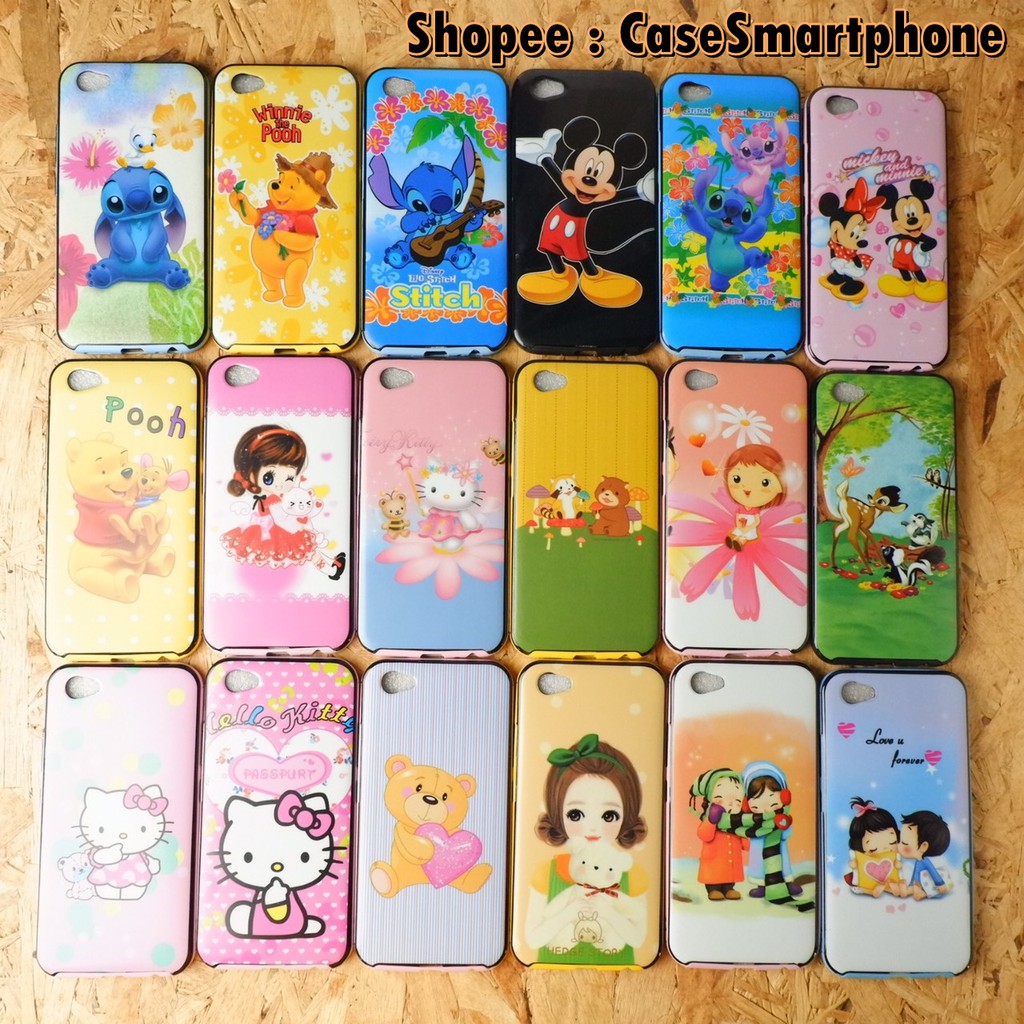 VIVO V5 PLUS เคสกันกระแทก ลายการ์ตูน เคส2ชั้น  v5plus