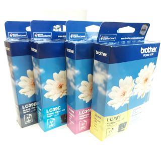 ตลับหมึกพิมพ์ BROTHER Ink Cartridge LC-39 หมึกแท้ 4สี รุ่น LC-39BK,C,M,Y หมึกพิมพ์