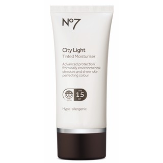 No7 City Light Tinted Moisturizer SPF15 50ml, นัมเบอร์เซเว่น ซิตี้ ไลท์ ทินด์ มอยส์เจอร์ไรเซอร์ เอสพีเอฟ 15