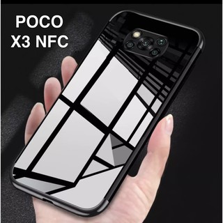 ( รุ่นใหม่ ) Case POCO X3 NFC เคสนิ่ม ขอบสีหลังใส เคสกันกระแทก สวยและบาง TPU CASE เคสซีลีโคน Poco X3 NFC สินค้าใหม่