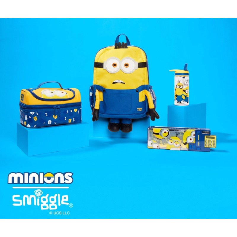 Smiggle กระเป๋าใส่กล่องข้าว 2 ชั้น lunch box หลากหลายคอลเลคชั่น เข้าคู่กับเป้ กล่องดินสอ กระเป๋าจากsmiggle