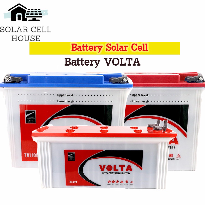 แบตเตอรี่ Deep Cycle Volta TBL and VINT  Battery Solar Cell โซล่าเซลล์ โซล่าเซล 【แบตใหม่เกรดเทพรับปร