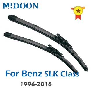Midoon ใบปัดน้ําฝน สําหรับ Mercedes Benz SLK Class R170 R171 R172 จาก 1996 ไป 2016 SLK 200 250 300 350 55 AMG CDI