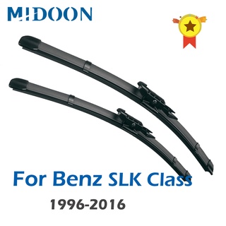 Midoon ใบปัดน้ําฝน สําหรับ Mercedes Benz SLK Class R170 R171 R172 จาก 1996 ไป 2016 SLK 200 250 300 350 55 AMG CDI