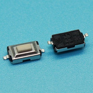 Push Switch SMD สวิตซ์ 2ขา 3x6x2.5 mm 5 ชิ้น (ปุ่มกดสีขาว)