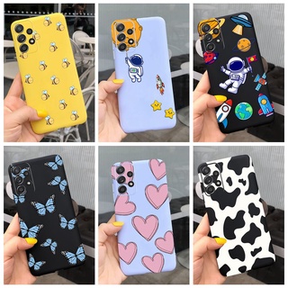 เคสโทรศัพท์มือถือ ซิลิโคนนิ่ม TPU ลายเพ้นท์น่ารัก สําหรับ Samsung Galaxy A13 SM-A135F 2022 A13 4G