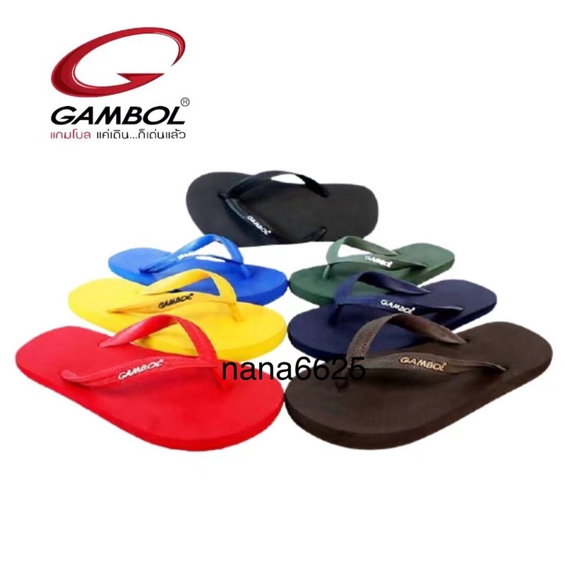 รองเท้าแตะแบบคีบ รแงเท้าแตะgambol รุ่น71052