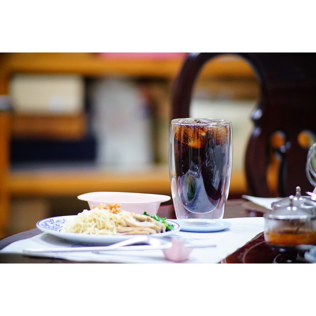 แก้วสองชั้น ทรงไข่ คัดคุณภาพDouble Wall Glassแก้วเย็นร้อนแก้วชา