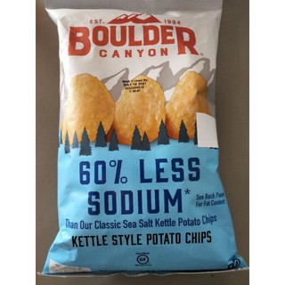 Boulder 60%less Sodium Natural Chips 184g