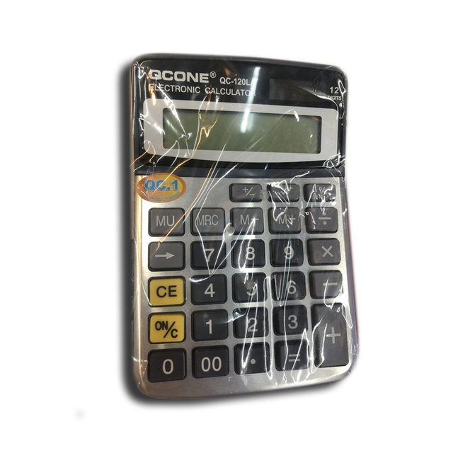 เครื่องคิดเลข ยี่ห้อ Qcone-120L