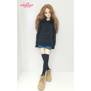 Adollya เสื้อกันหนาวมีฮู้ด 27-60 ซม. อุปกรณ์เสริม สําหรับตุ๊กตาบาร์บี้ bjd 1/3/14 1/6