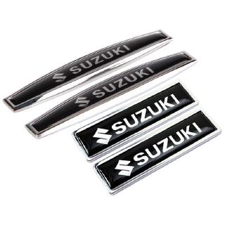 สติ๊กเกอร์ป้ายเหล็กติดด้านข้างรถยนต์ 2 ชิ้นสําหรับ suzuki gn 125 gn 250 kata gsxr 600 swanny