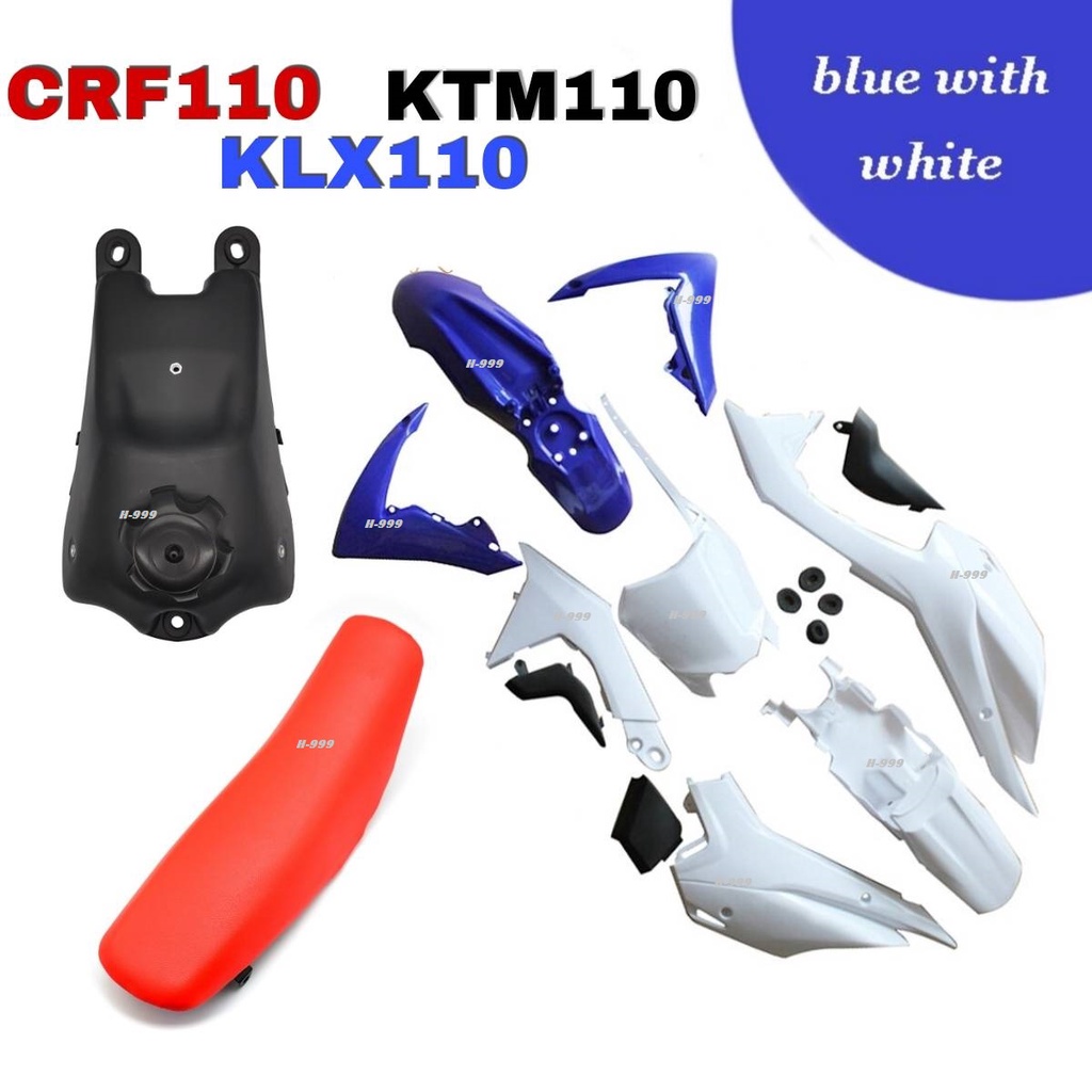 ชุดสีแฟริ่ง ชุดสีวิบาก CRF110F CRF110 F CRF 110F 2013 2014 2015 CRF 110-125 MSX KSR KSR MSX ชุดเปลือกสีรถวิบาก