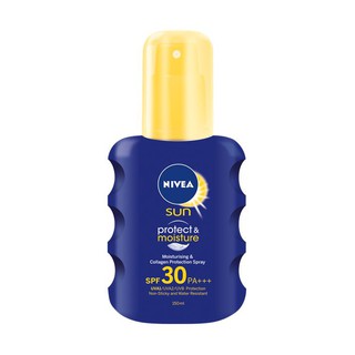 NIVEA Sun Protect &amp; Moisture Body Spray SPF30 PA++ นีเวีย ซัน โพรเทค มอยเจอร์ สเปรย์กันแดด 150ml.