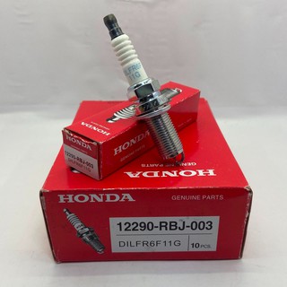 หัวเทียน Honda Jazz Hybrid 2012  DILFR6F11G (8ตัว) แท้ห้าง PART NO.12290-RBJ-003