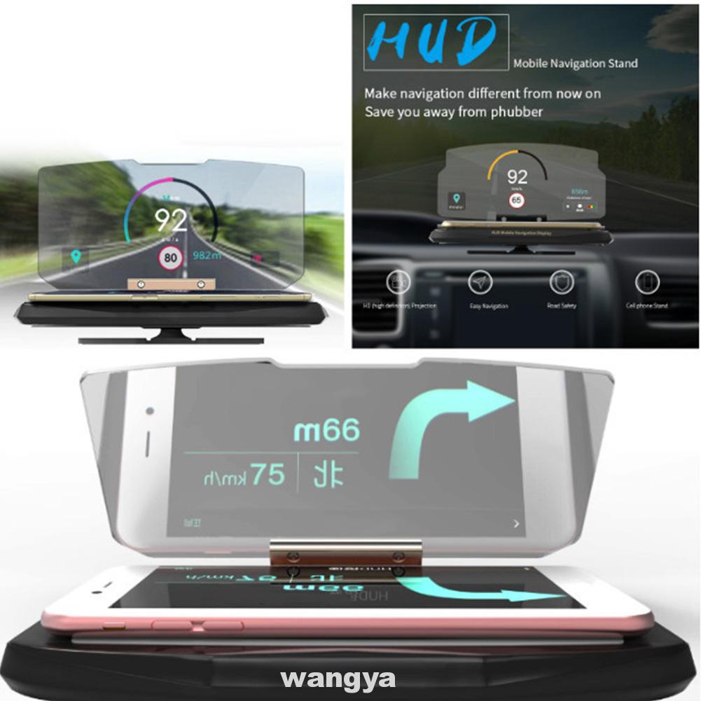 Car Speed Warning Phone Navigation Dashboard Mount Head Up Display ...