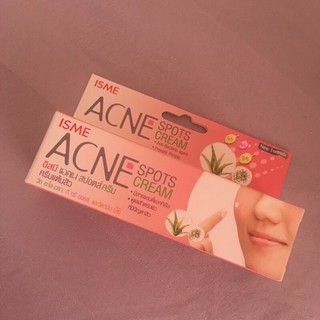 isme Acne Spot cream wth Aloe Vela เจลแต้มสิวจากสมุนไพร ที ทรีออยส์