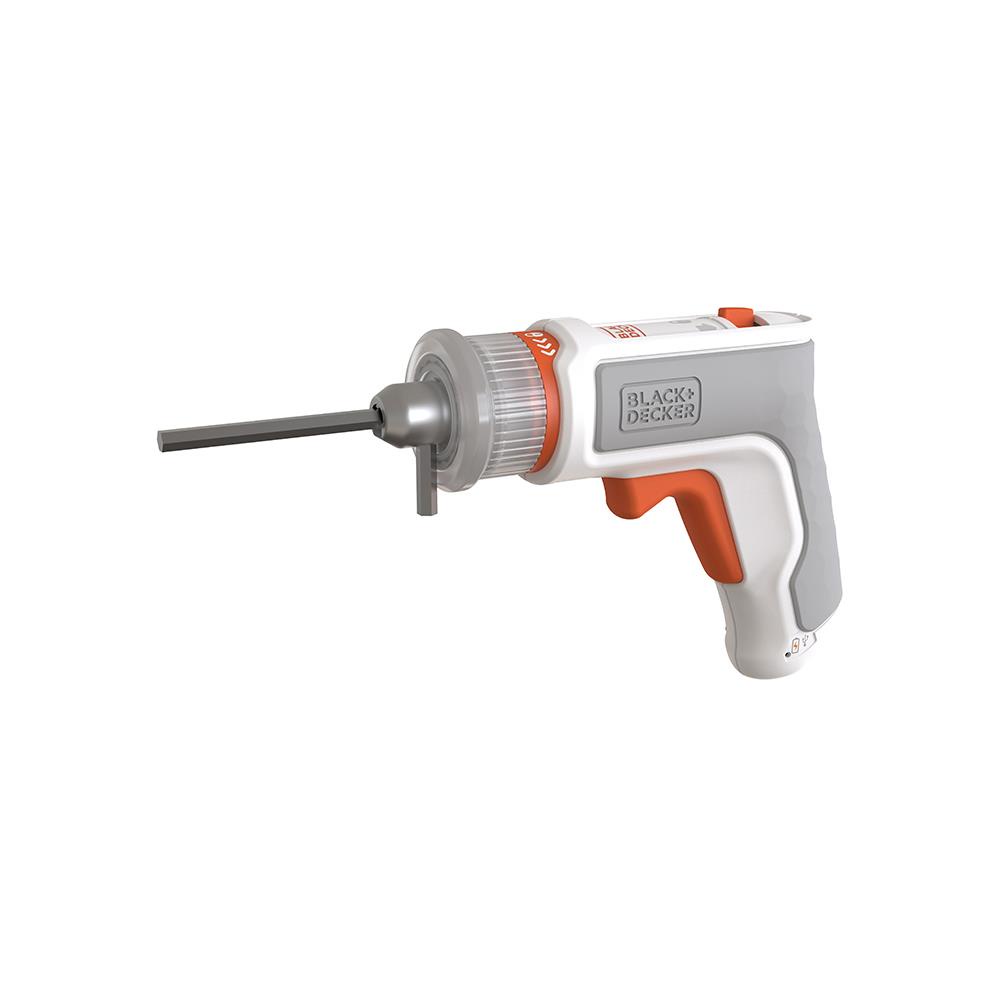 สว่านไขควงไร้สายอเนกประสงค์ BLACK&DECKER BCRTA01-B1 4 โวลต์