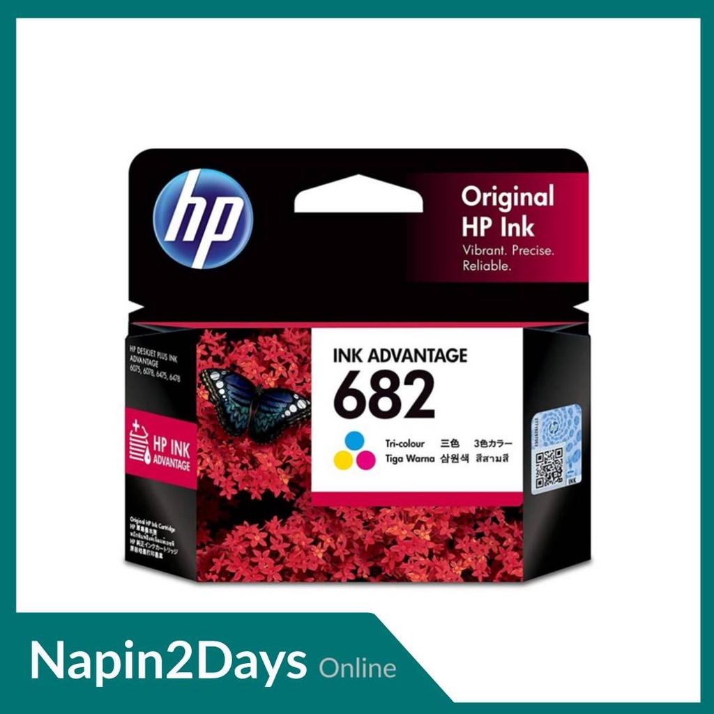 หมึกอิงค์เจ็ท HP 682 Tri-Colourหมึกอิงค์เจ็ท HP 682 Tri-Colour ตลับหมึก 3 สี (Yellow/Magenta/Cyan) ส