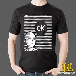 เสื้อยืด ผ้าฝ้าย 100% พิมพ์ลาย SAITAMA ONE PUNCH MAN BAJU UNISEX ขนาดใหญ่ พลัสไซซ์ XS-XXXL สําหรับผู้ชาย