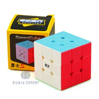 รูบิค Rubik 3x3 QiYi Stickerless หมุนลื่นพร้อมสูตร มือใหม่หัดเล่น คุ้มค่า ของแท้ 100% รับประกัน พร้อมส่ง New Arrival