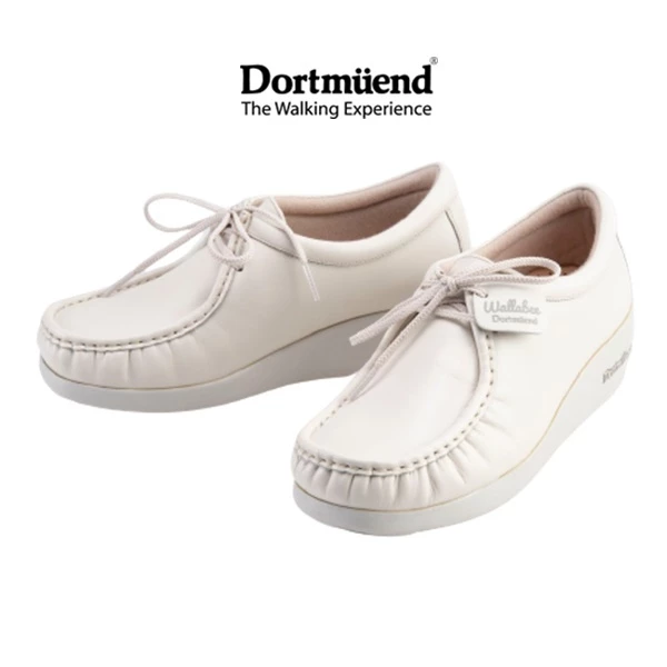 Dortmuend Pro Series Wallabee JS908 011-000 Off White รองเท้าสุขภาพ สำหรับผู้ที่ยืน-เดินนาน