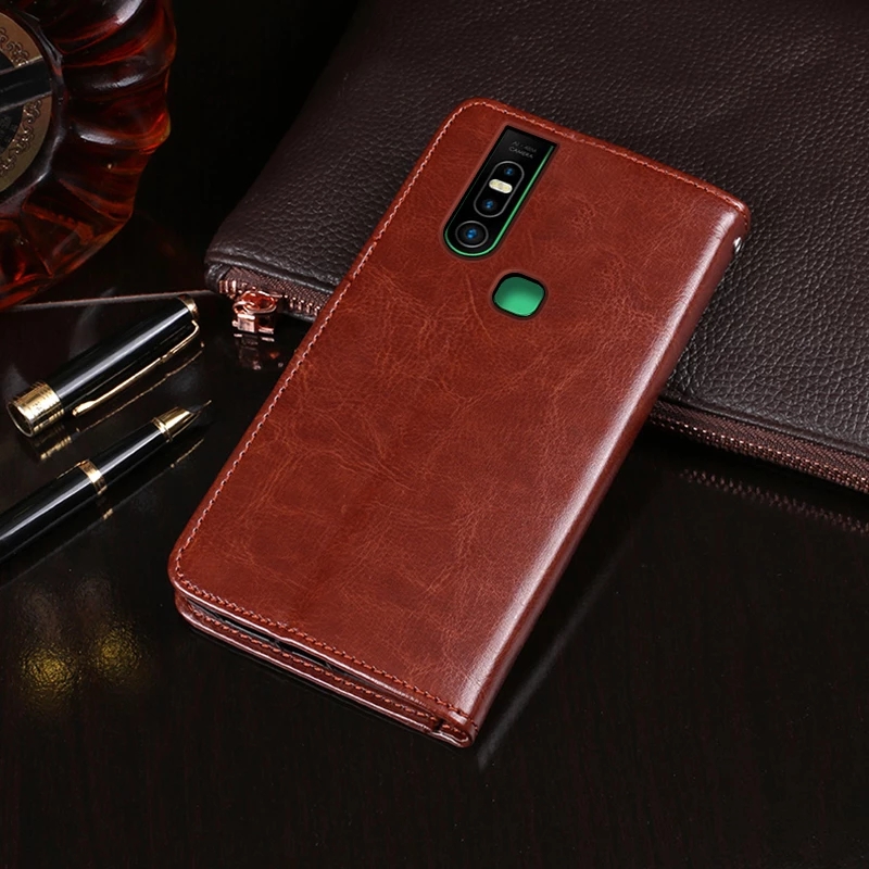 Flip Case infinix S5 Pro X660 X660C Case Wallet PU Leather Cover