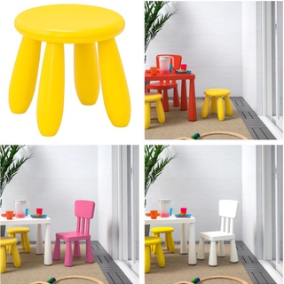 โต๊ะเด็ก โต๊ะ เก้าอี้ มัมมุต MAMMUT Childrens table 77x55 cm Childrens stool Childrens chair Childrens table