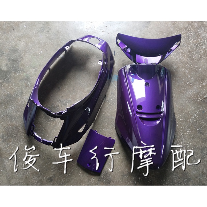 รถจักรยานยนต์ Yamaha JOG50C รุ่นที่ 2 พิมพ์ทรายเปลือกหอยยานพาหนะสีทึบดึงแผ่นดอกไม้ทั้งคัน ap