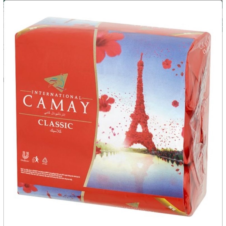 สบู่คาเมย์ camay Natural  Fragrance Paris จากประเทศอินโดนีเซีย[ มี 3 กลิ่น 125 g.]กลิ่นหอมชวนหลงไหล