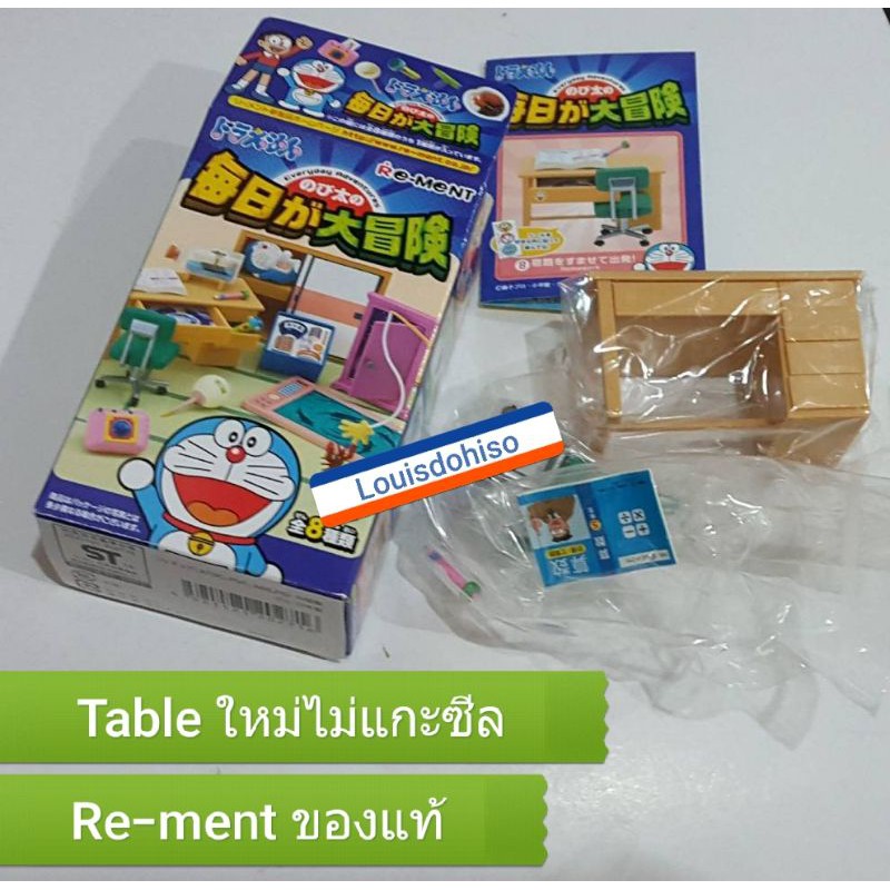 โดเรม่อน Re-ment Doraemon Everyday Adventures Doraemon Nobita Table Homework โต๊ะเขียนหนังสือของโนบิตะRe-ment โดเรมอน