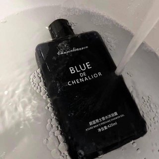 🛀สบู่เหลวอาบน้ำ ครีมอาบน้ำ BLUE chanal กลิ่นน้ำหอม ตัวtop สุดของผู้ชาย 420ml🛀