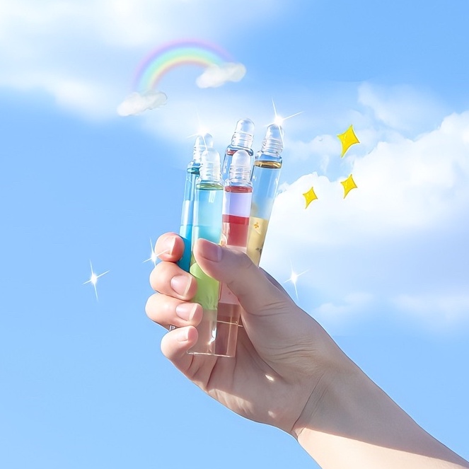 ลูกกลิ้งน้ำหอม Perfume Oil Roller น้ำหอมลูกกลิ้ง พกพาสะดวก กลิ่นหอมติดทน กลิ่นน่ารักหอมสบาย 12ml