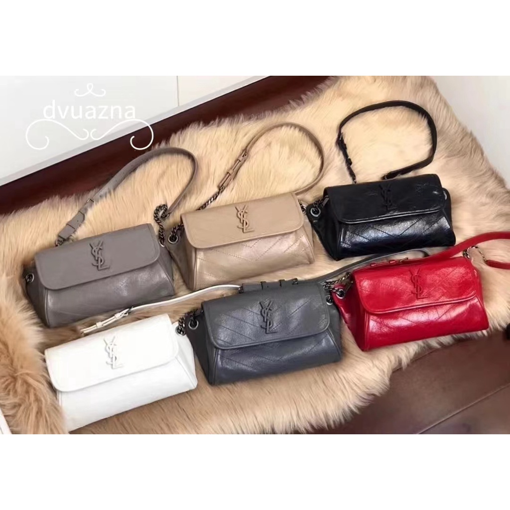 ของแท้ SAINT LAURENT/YSL Niki Waist Bag Chest Bag