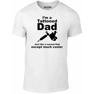 เสื้อยืด ลาย Im a Tattooed Dad สไตล์ย้อนยุค สุดเท่ ของขวัญวันพ่อสามารถปรับแต่งได้