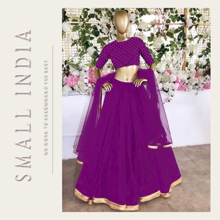 {**ส่งฟรี**} SMALL INDIA 💖✨ Tapeta Silk 💖✨ Lehenga Choli