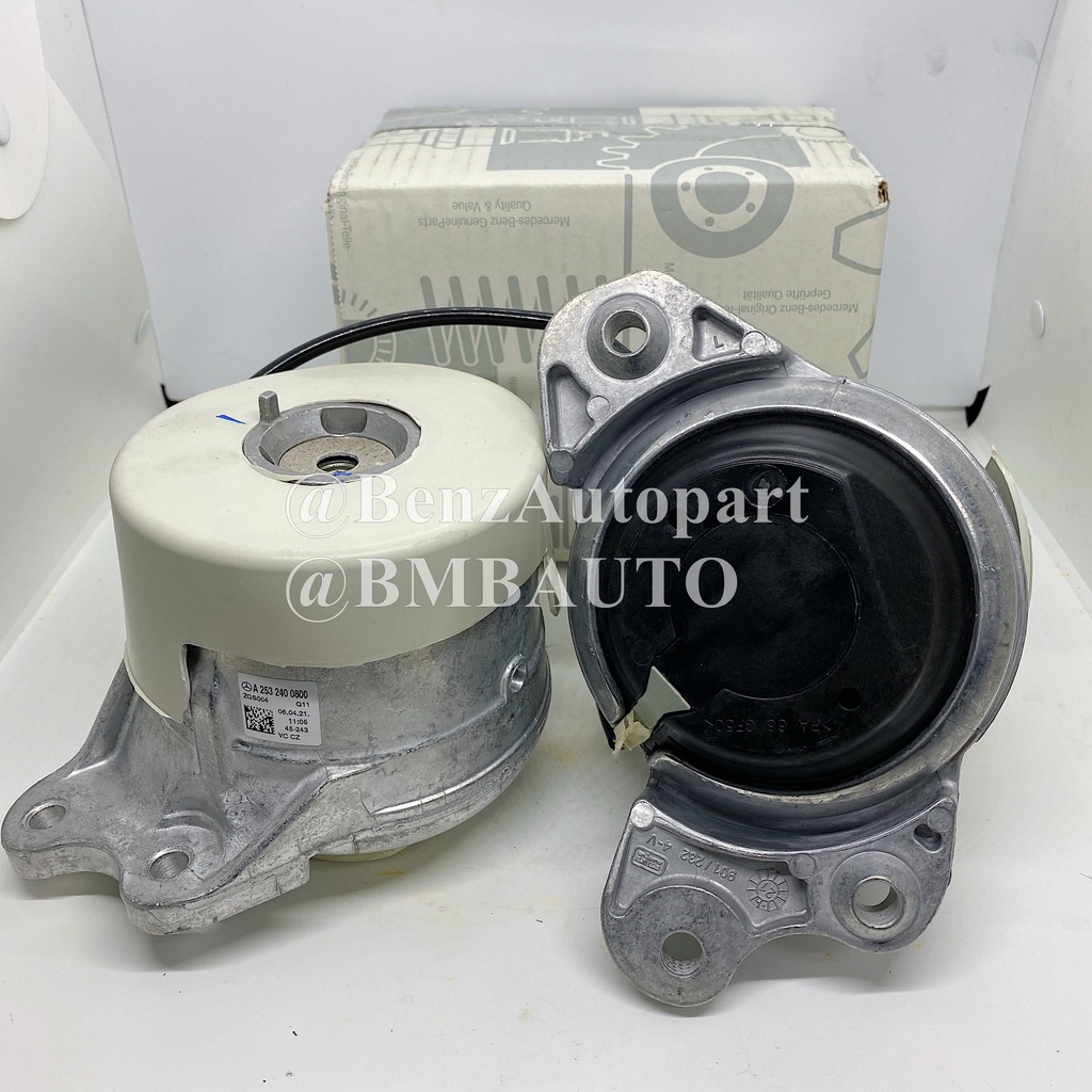 BENZแท้ ยางแท่นเครื่อง(คู่) (เครื่อง OM654) W253(GLC220D) เบอร์ 253 240 07 00(ซ้าย)| 253 240 08 00(ข